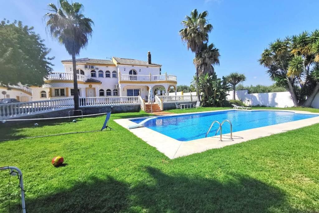 Villa Grande Piscine 5 Min De La Mer Málaga Buitenkant foto